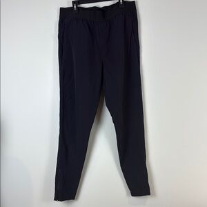 Frank & Oak Black Pants with Tapered Fit Size Large